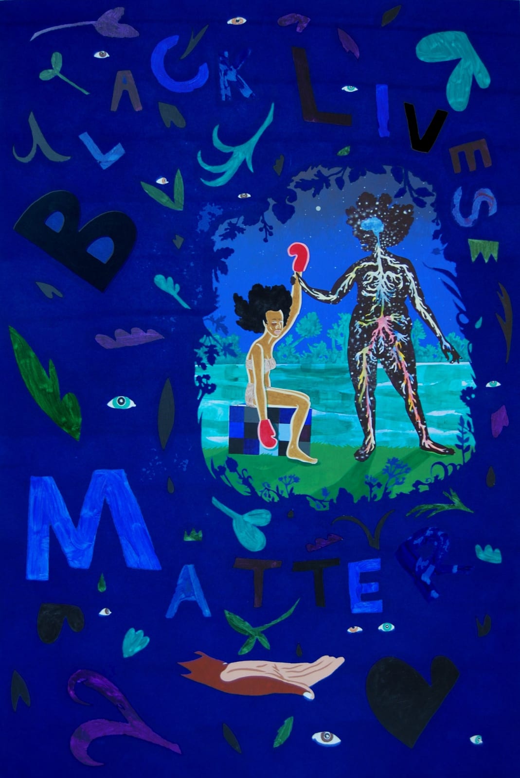 Painting spelling out 