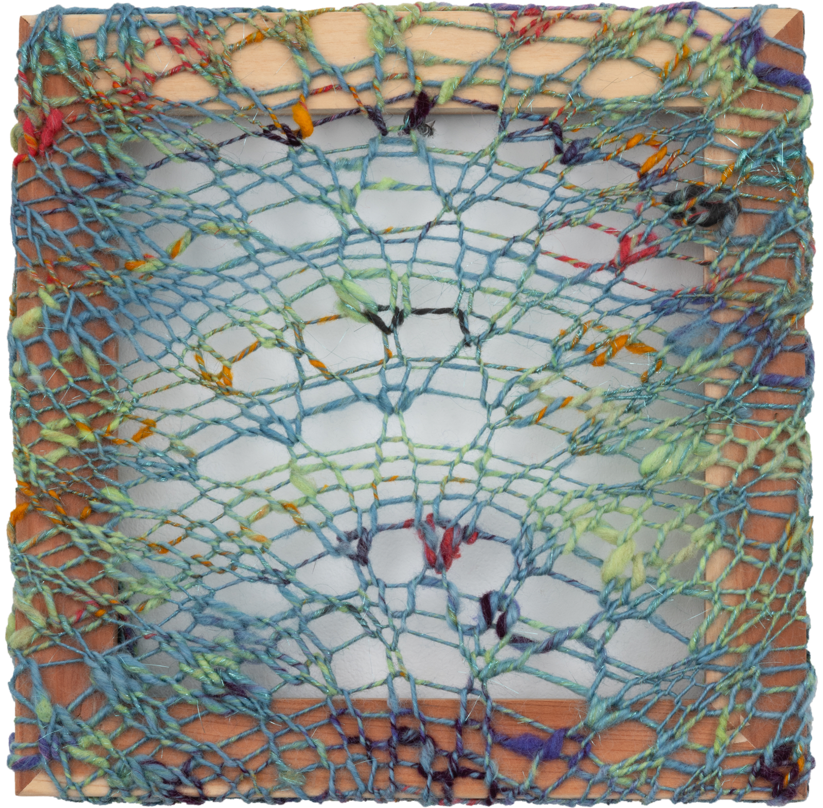 Abstract knitted square