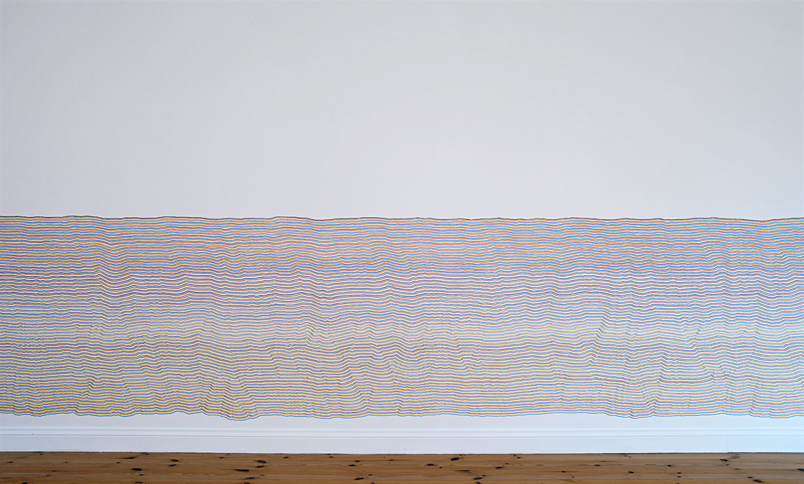 Wall Drawing #869, Copied Lines.