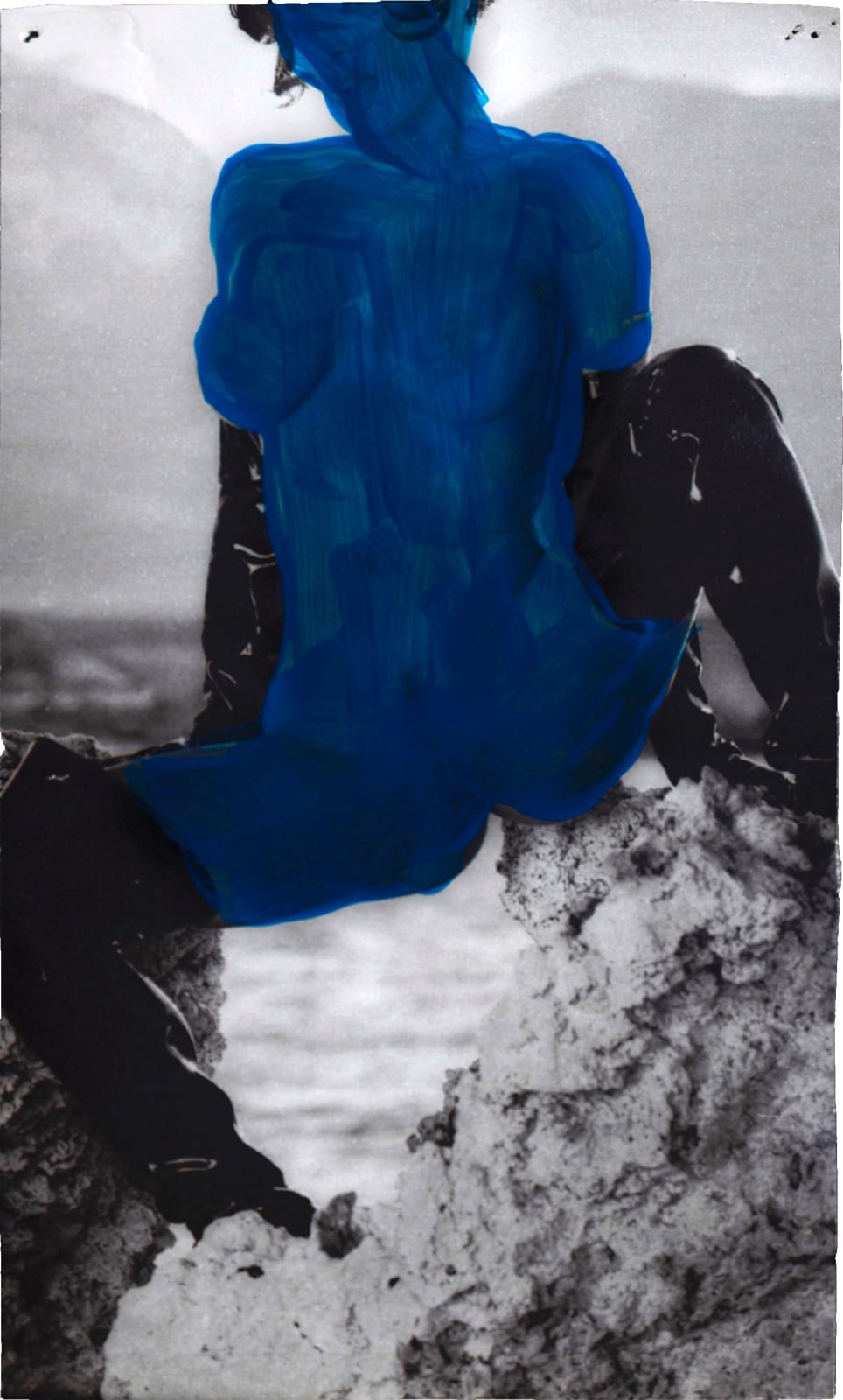 On a Rock in Blue