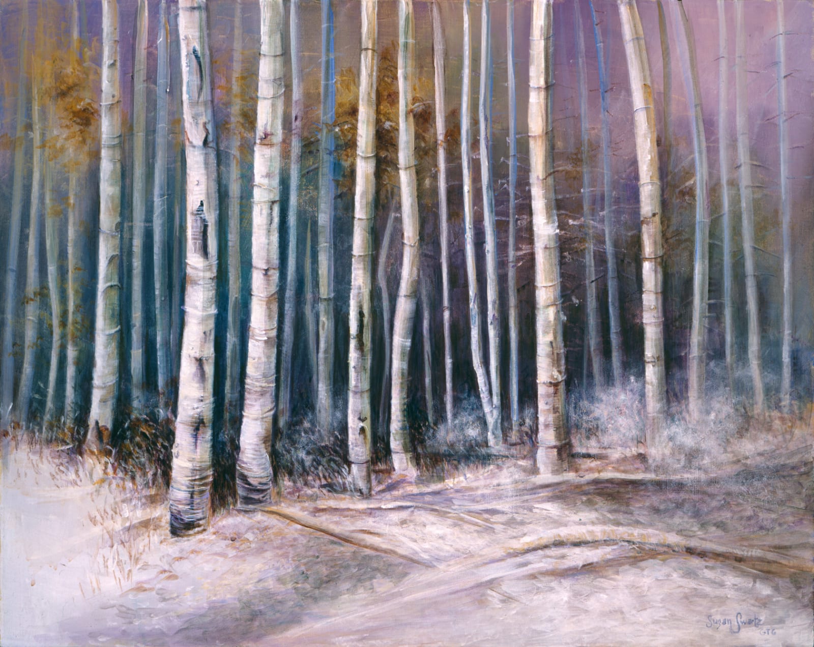 Susan Swartz, Aspens in Winter, unknown