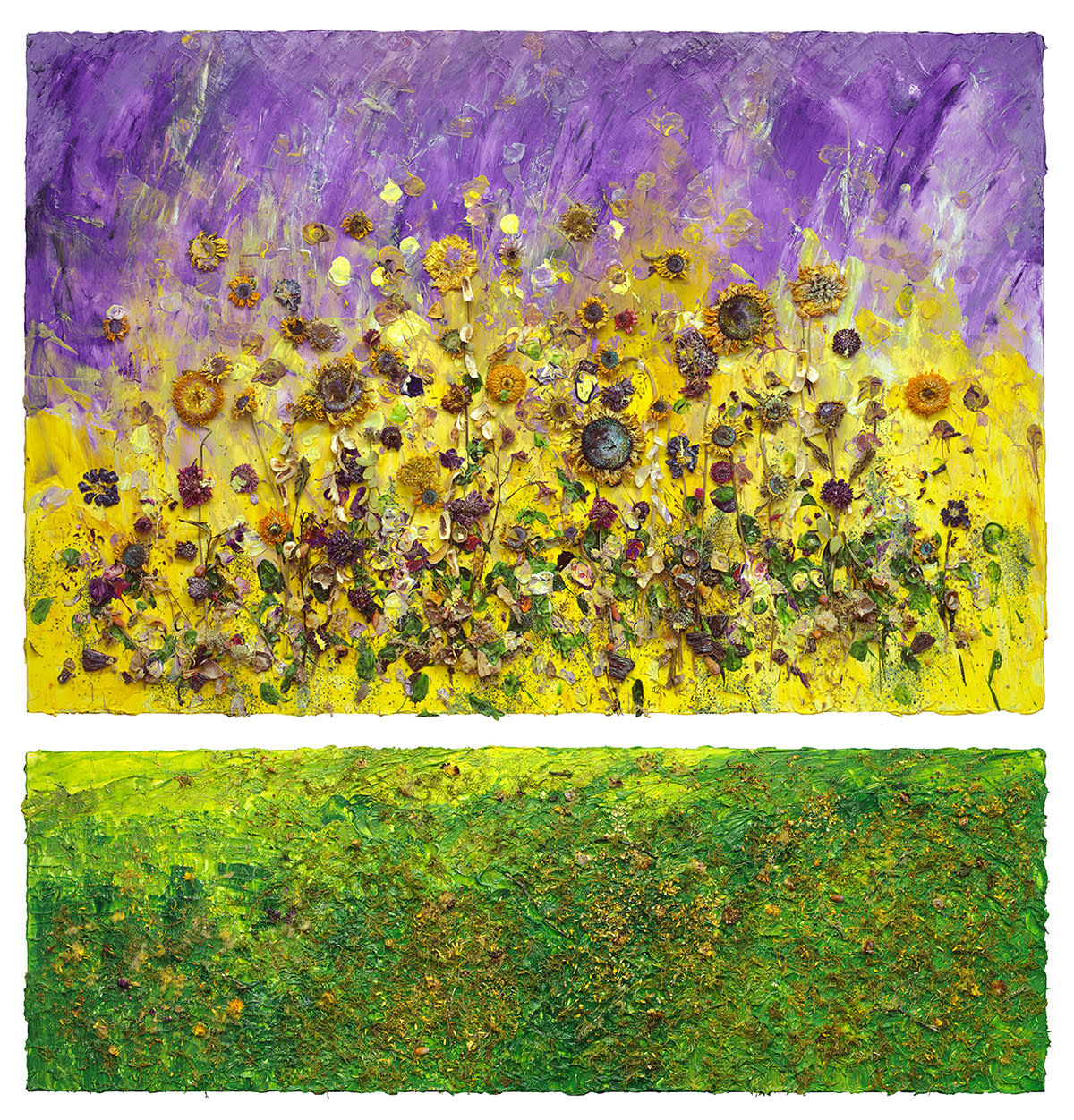 Susan Swartz, Sunflowers 21 Installation, 2025
