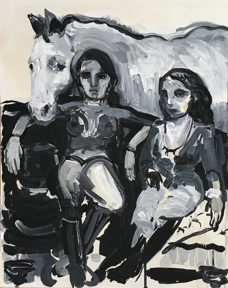 Suzy Spence, Two Women on a Couch, 2019