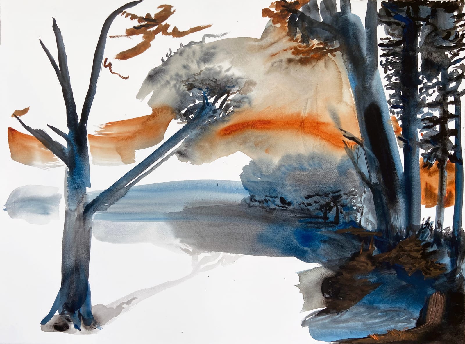 Suzy Spence, Fading Landscape ( cornfield ), 2021