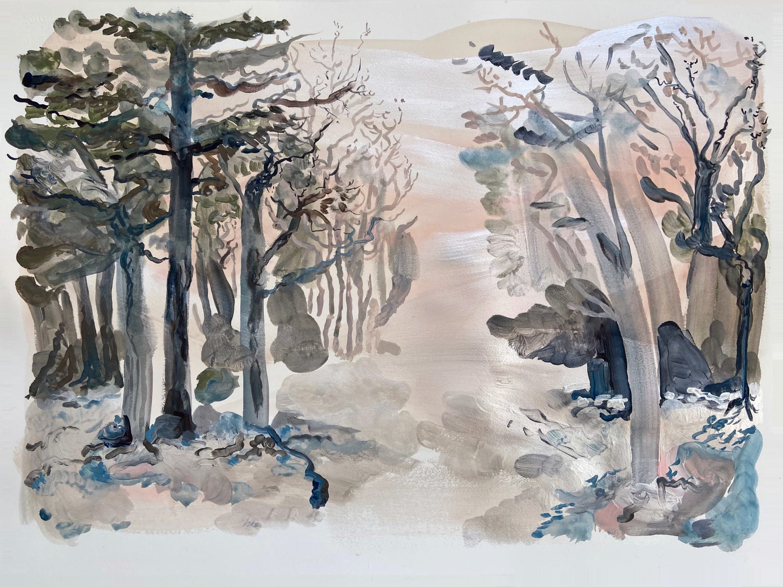 Suzy Spence, Fading Landscape ( luminous sky), 2021