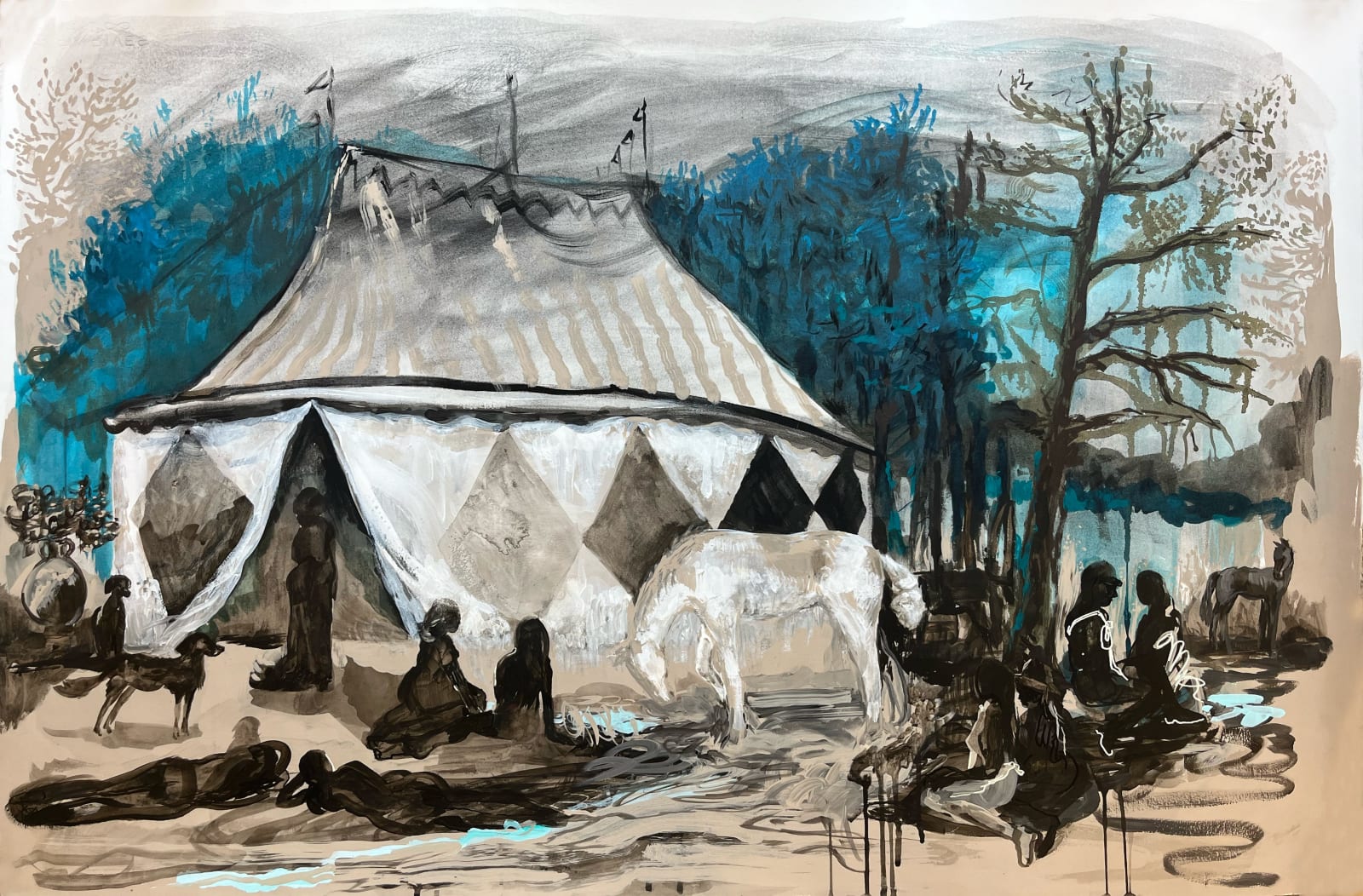 Suzy Spence, Carnival (sillouttes), 2024