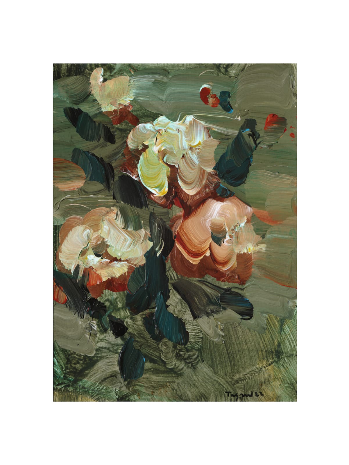 Tagreed Darghouth, To My Father, From Van Gogh's Bouquets, 36, 2022