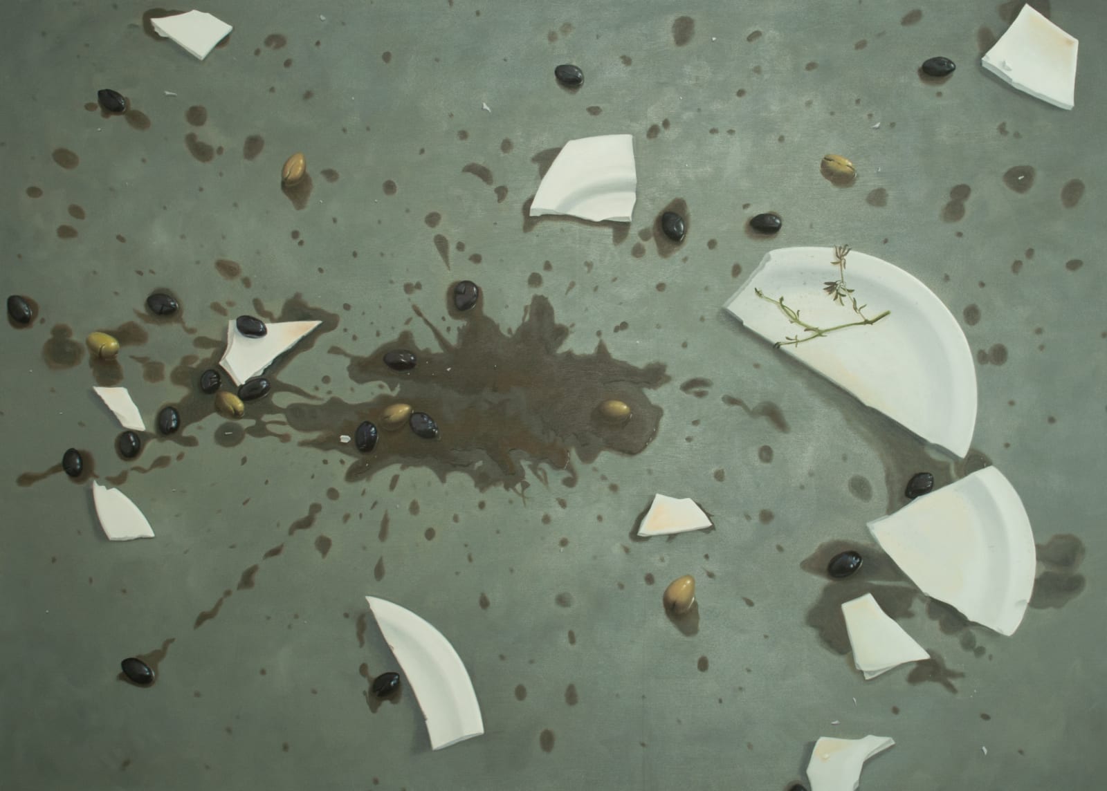 Michael Halak, Cracked Olives, 2018