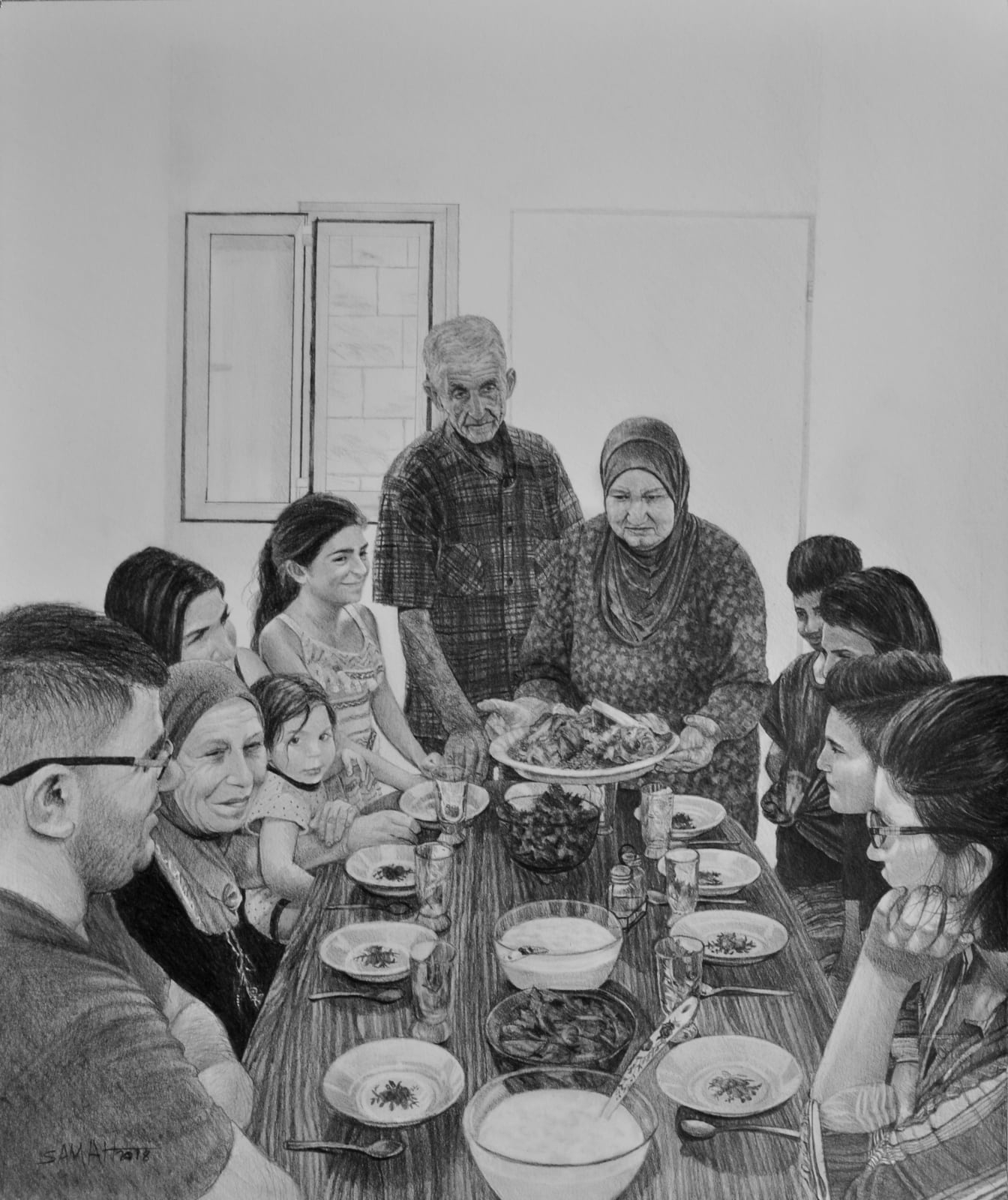Samah Shihadi, Mansaf, 2018