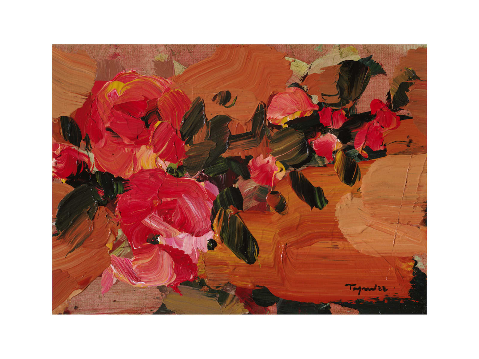 Tagreed Darghouth, To My Father, From Van Gogh's Bouquets, 35, 2022