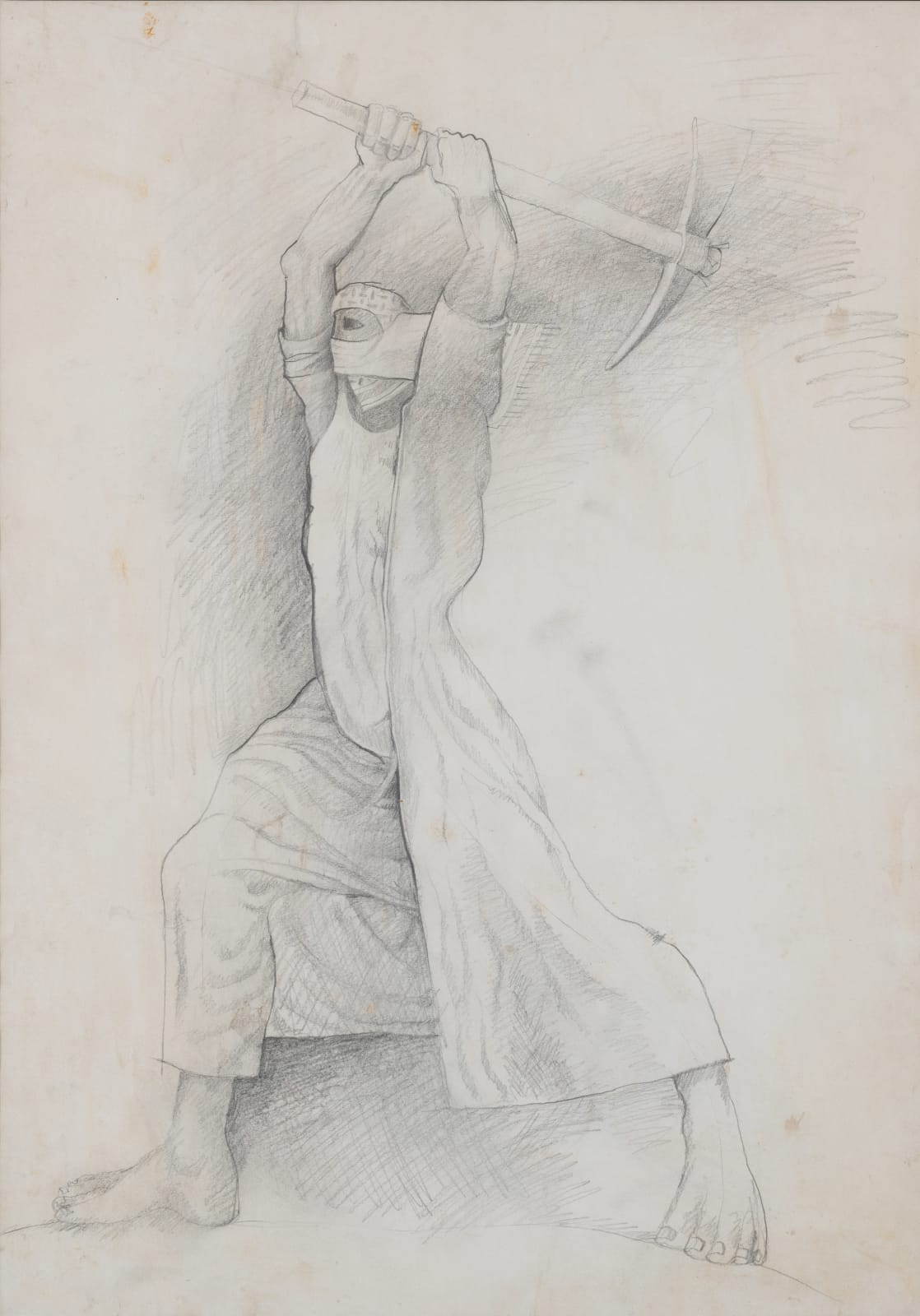 Sliman Mansour, St. George, 1972