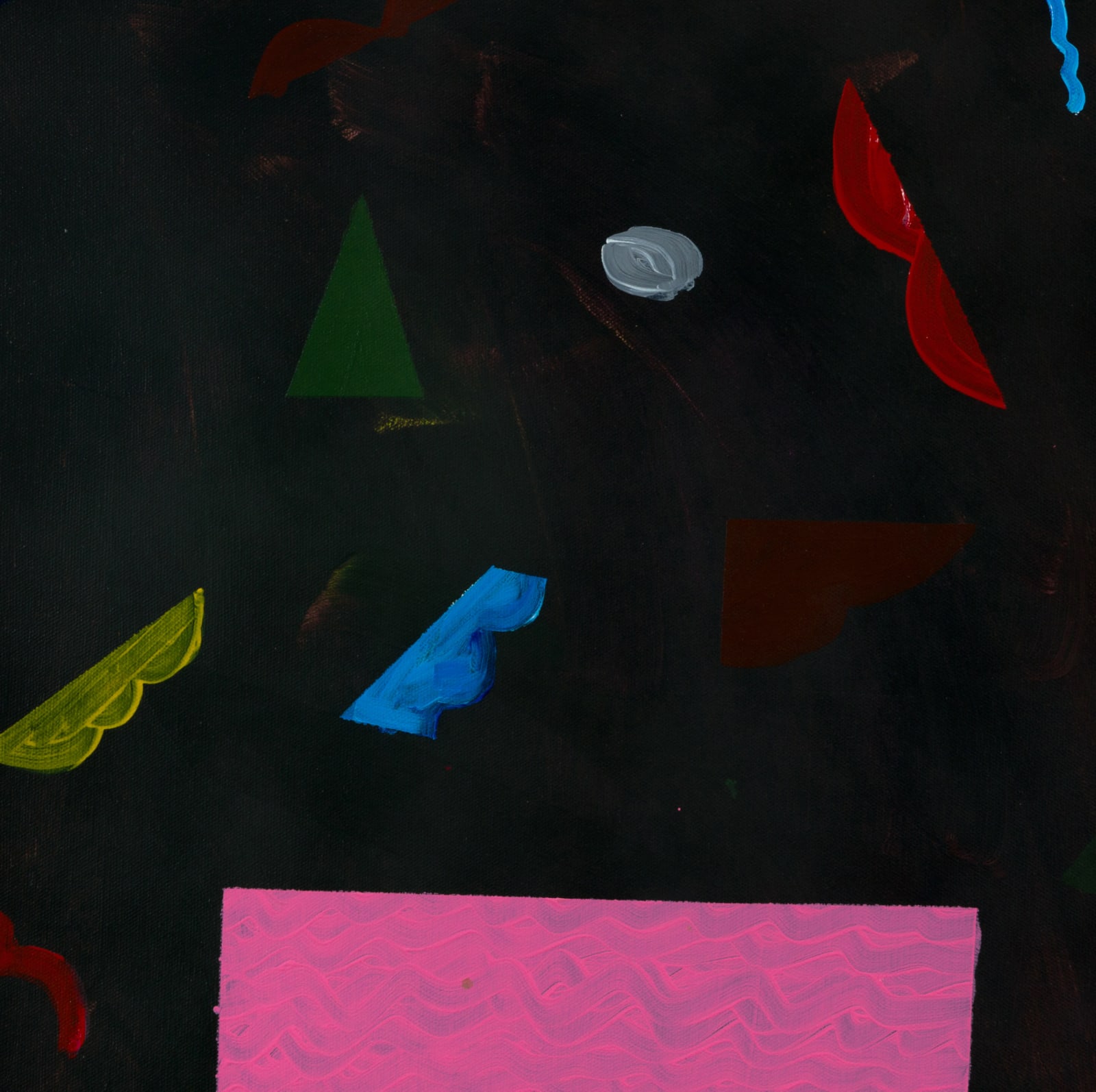 Nasser Almulhim Flowless 5, 2024 Acrylic on canvas 60 x 60 cm 23 5/8 x 23 5/8 in (C01310)