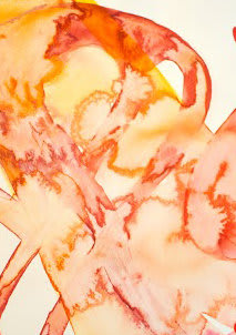 Alymamah Rashed Don’t Leave Me Under Your Buried Light, 2019 Watercolor on paper 48.3 x 33 cm 19 x 13 in (C00688)