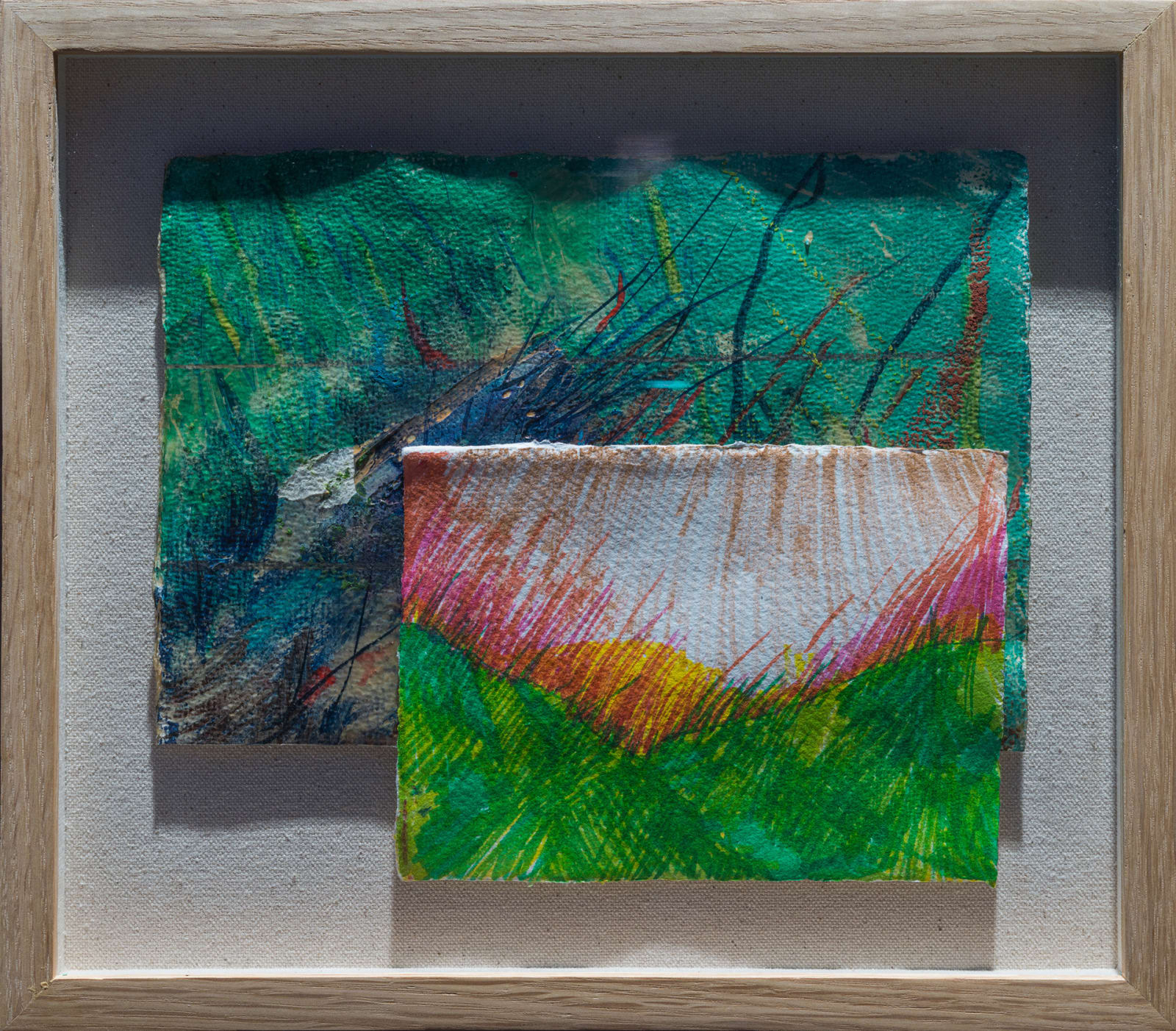 Chafa Ghaddar, Leaning into the nights #4, 2025