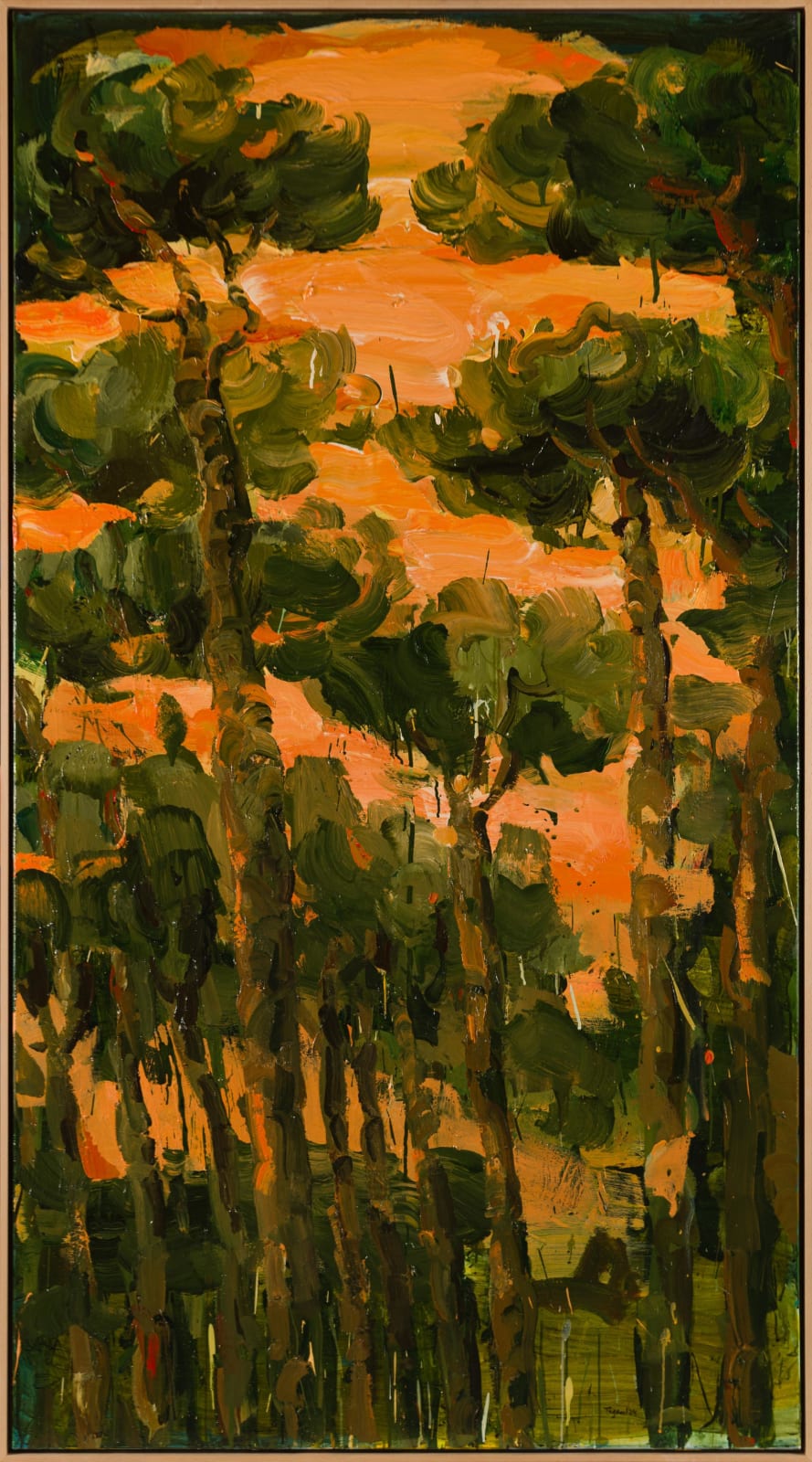 Tagreed Darghouth, Echoes of Pine and Gold, 2024