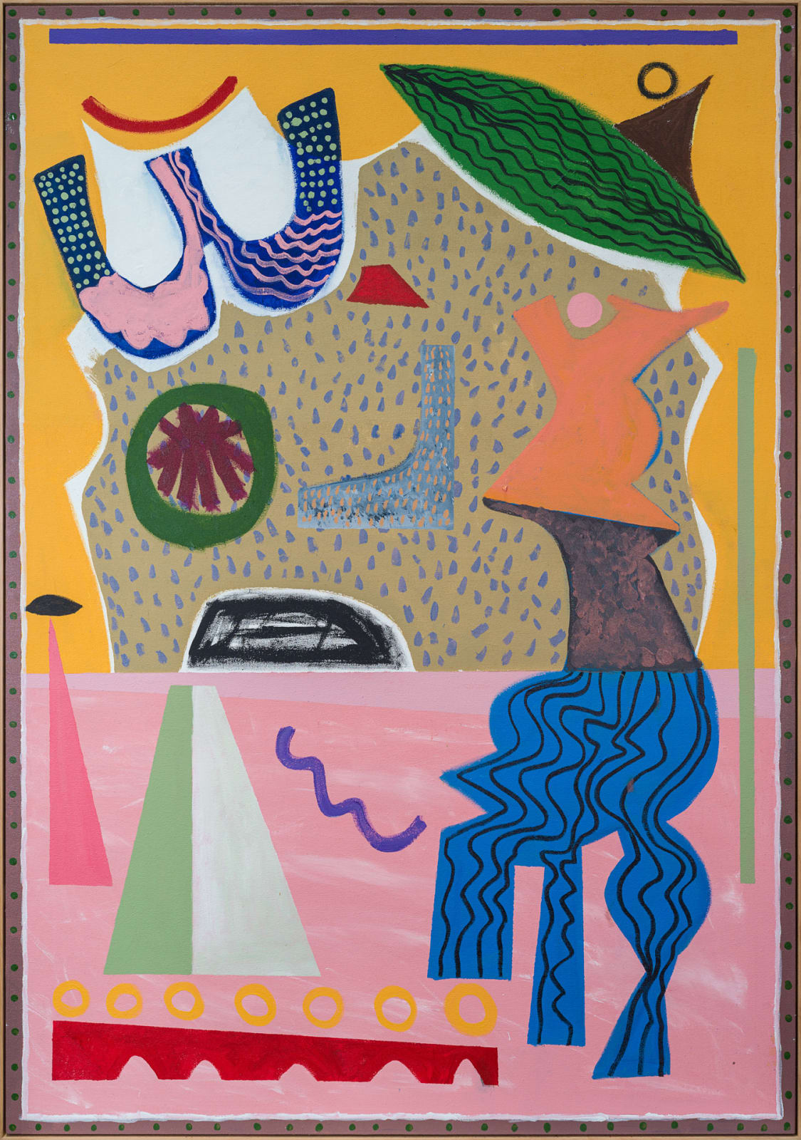 Nasser Almulhim Somewhere, 2025 Acrylic on canvas 200 x 140 cm 78 3/4 x 55 1/8 in