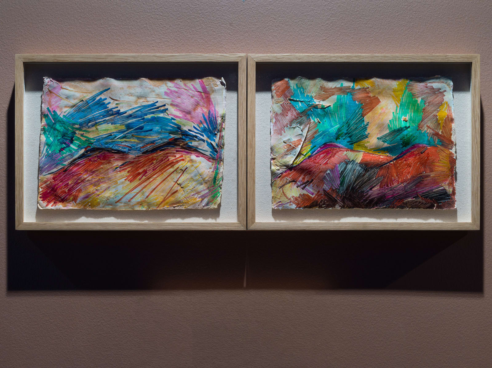 Chafa Ghaddar, Leaning into the nights #9, 2025