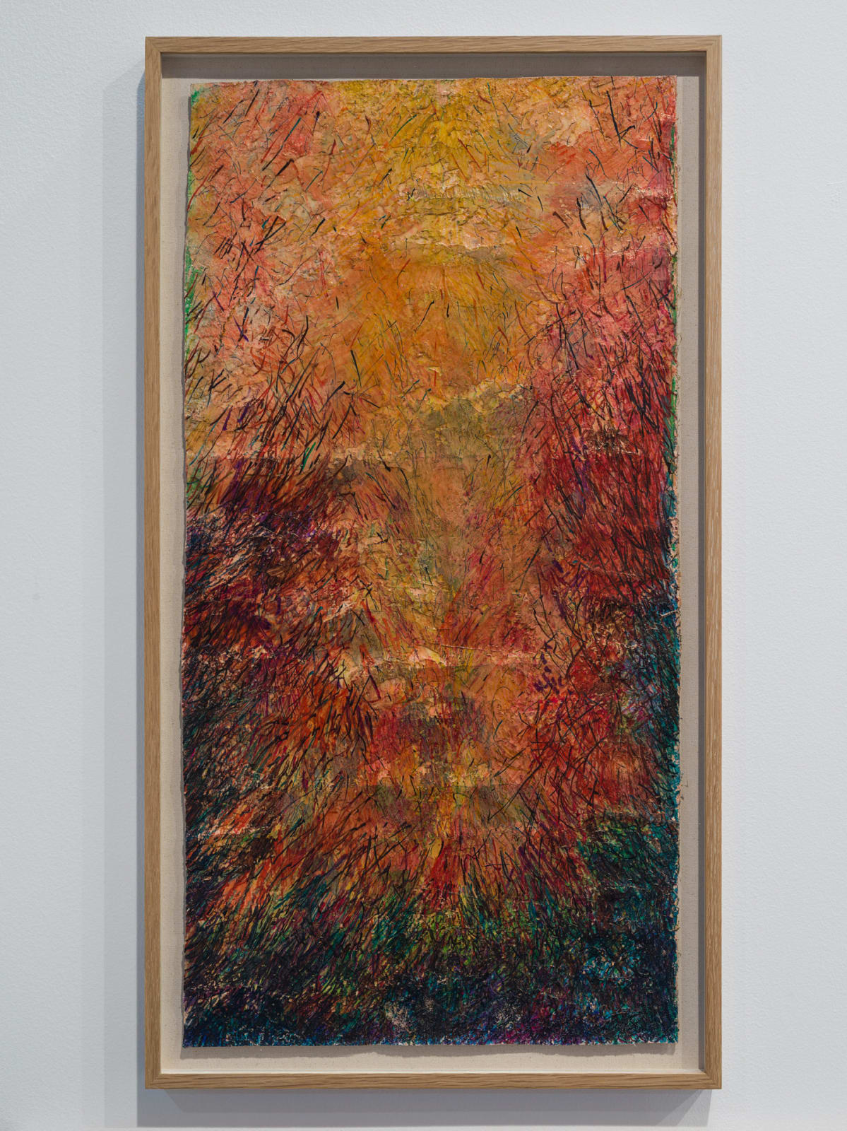 Chafa Ghaddar, Leaning into the nights #13, 2025