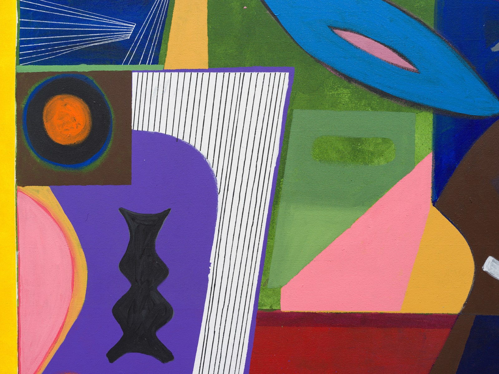 Nasser Almulhim Poem for the soul, 2025 Acrylic on canvas 200 x 190 cm 78 3/4 x 74 3/4 in