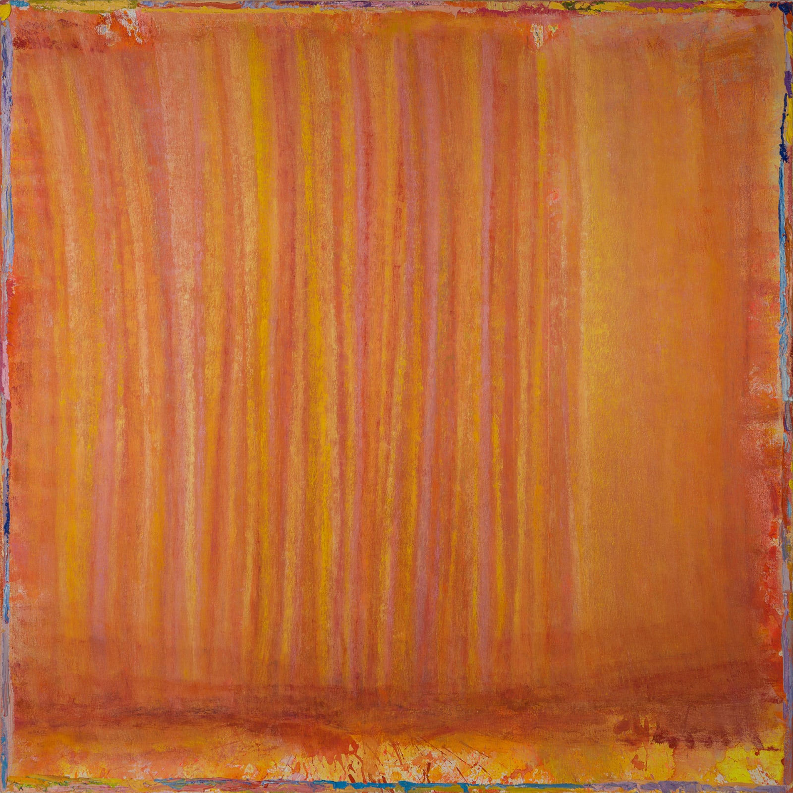 Rema Ghuloum, Facade (yellow-orange), 2025