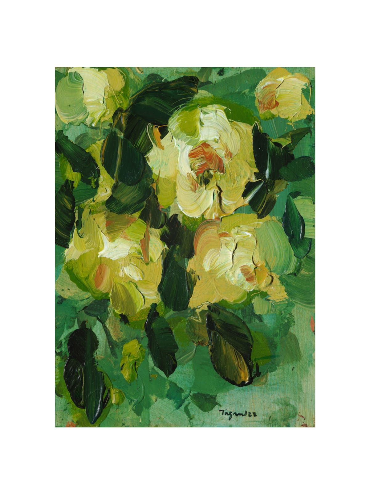 Tagreed Darghouth, To My Father, From Van Gogh's Bouquets, 37, 2022