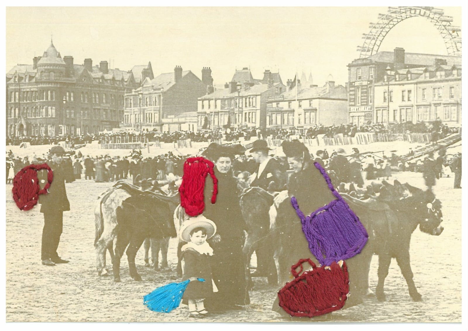 Aya Haidar, #5 Wish You Were Here Series, Postcard Collection 1, 2016