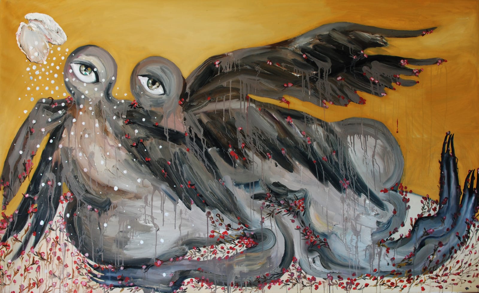 Alymamah Rashed, I Gave You the Pearls of My Earth to keep my shells (We Share the Same Wings), 2023