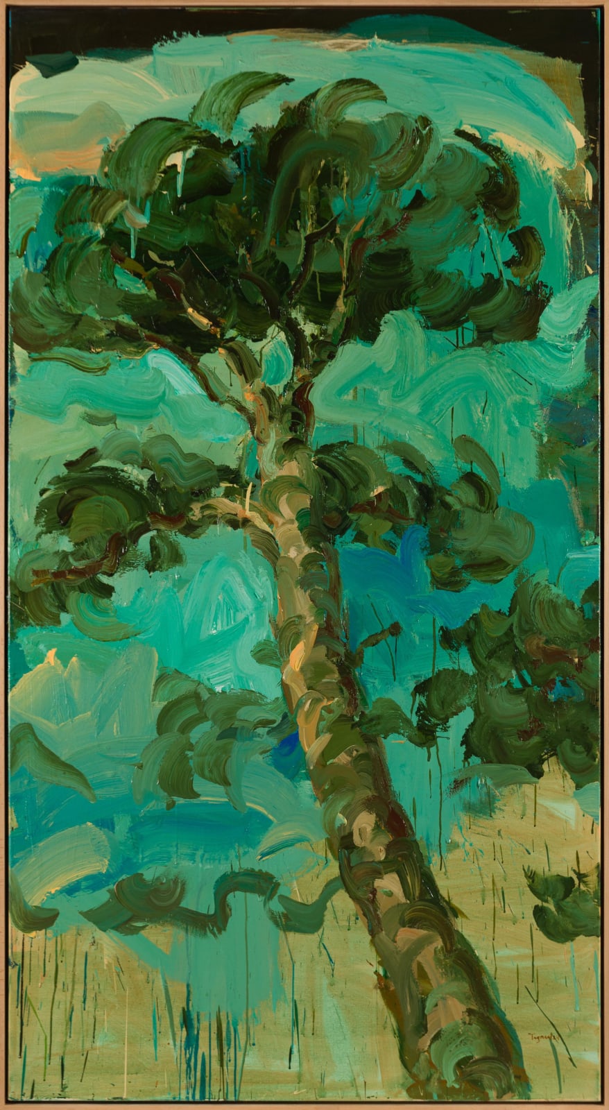 Tagreed Darghouth, Echoes of Pine and Gold, 2024