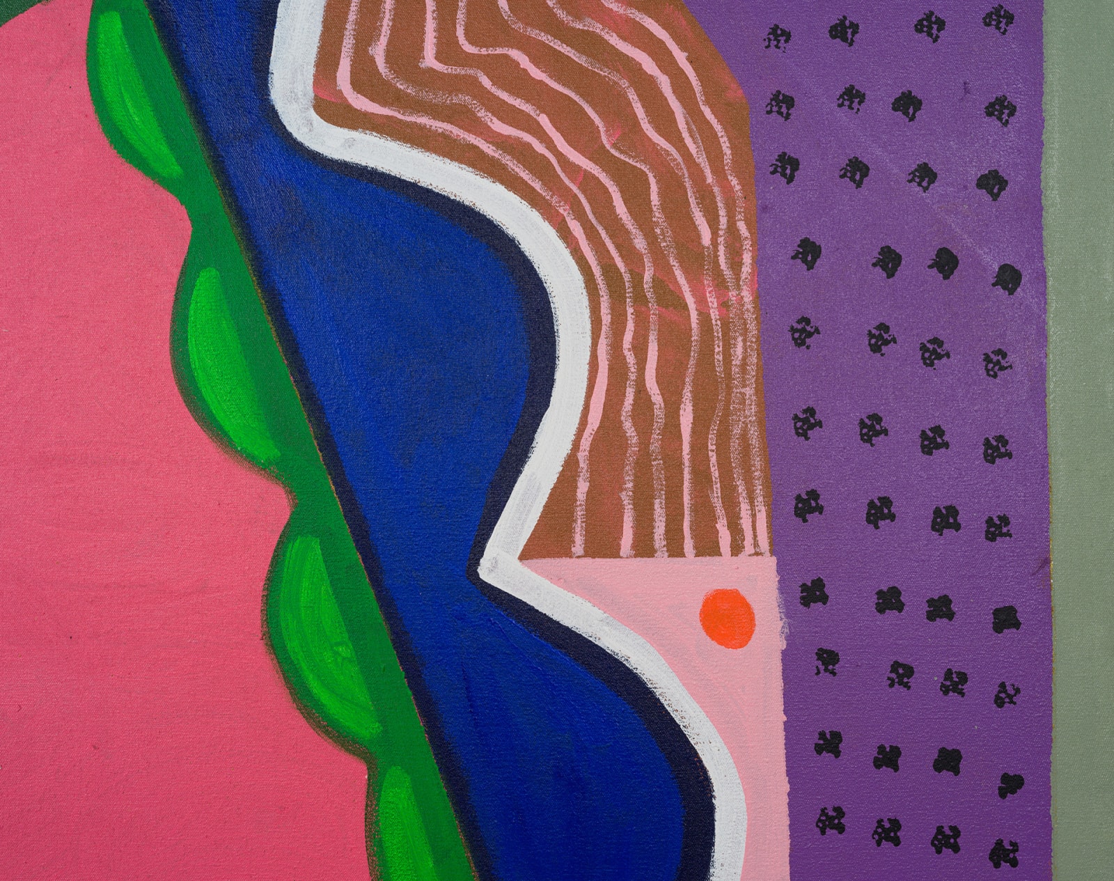 Nasser Almulhim Echoes of a Dreamscape, 2025 Acrylic on canvas 180 x 180 cm 70 7/8 x 70 7/8 in