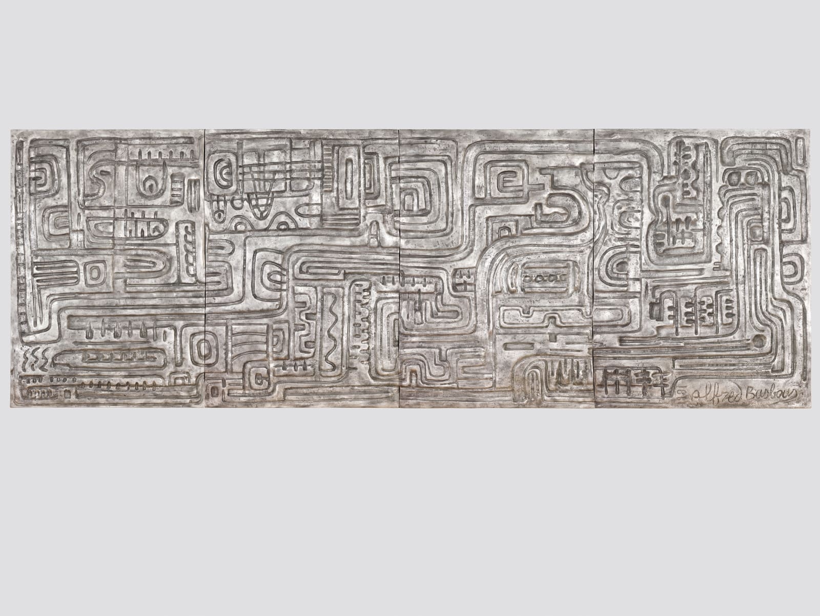 Alfred Basbous, Bas-relief, Conceived in 1981, Cast after the artist’s life, based on a mold