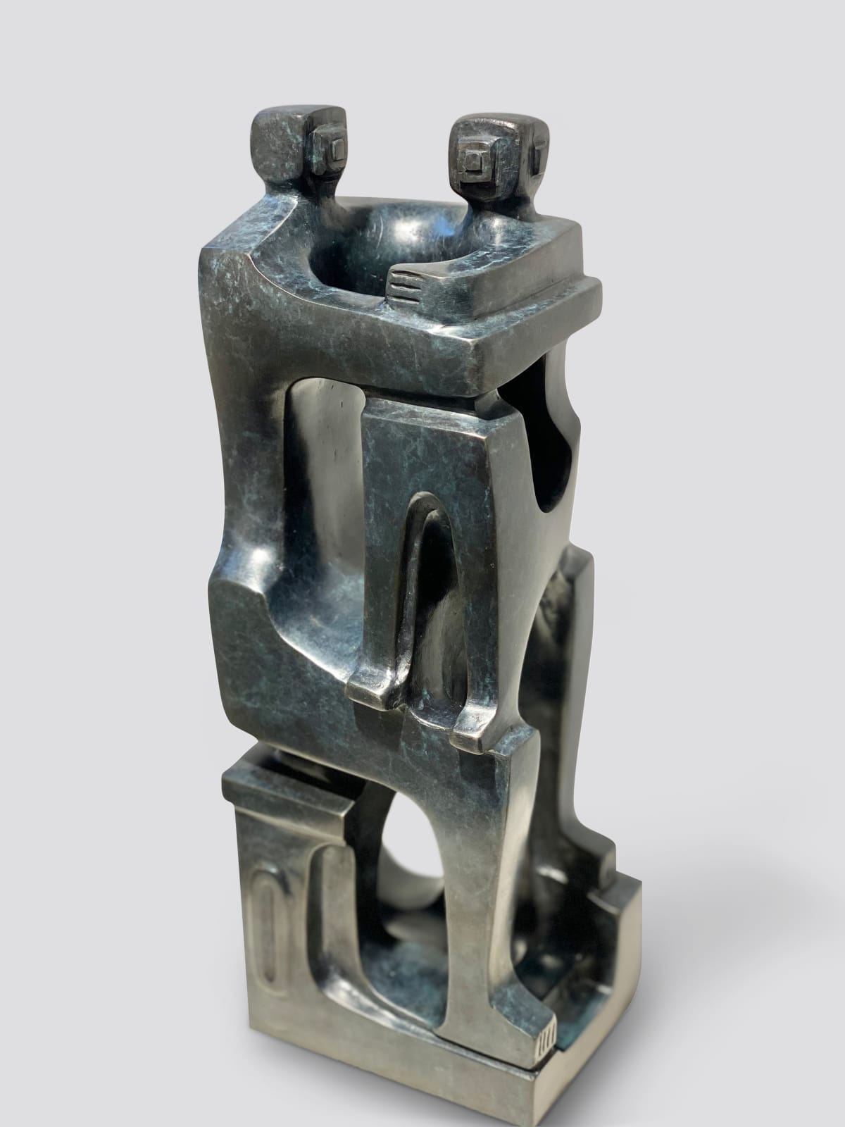 Alfred Basbous, Father and Son, Conceived in 1980, Cast in 2002 during the artist’s life