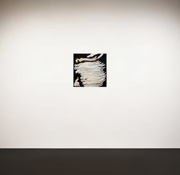 Alymamah Rashed My Remembrance Is Held In My 7th Sky (I Find Your Love Rising With Me), 2025 Oil on canvas 80 x 80 cm 31 1/2 x 31 1/2 in (ITALY)