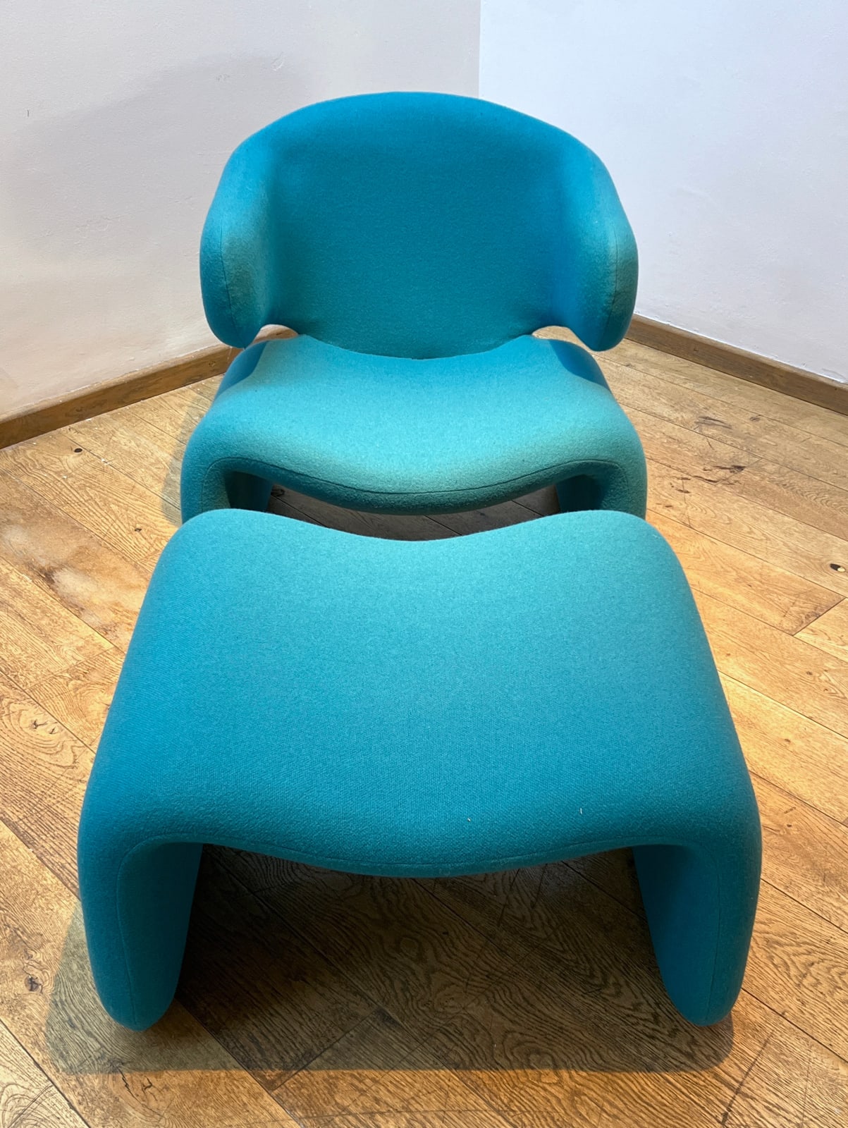 Olivier Mourgue, 'Djinn' Lounge Chair and Ottoman, c. 1965
