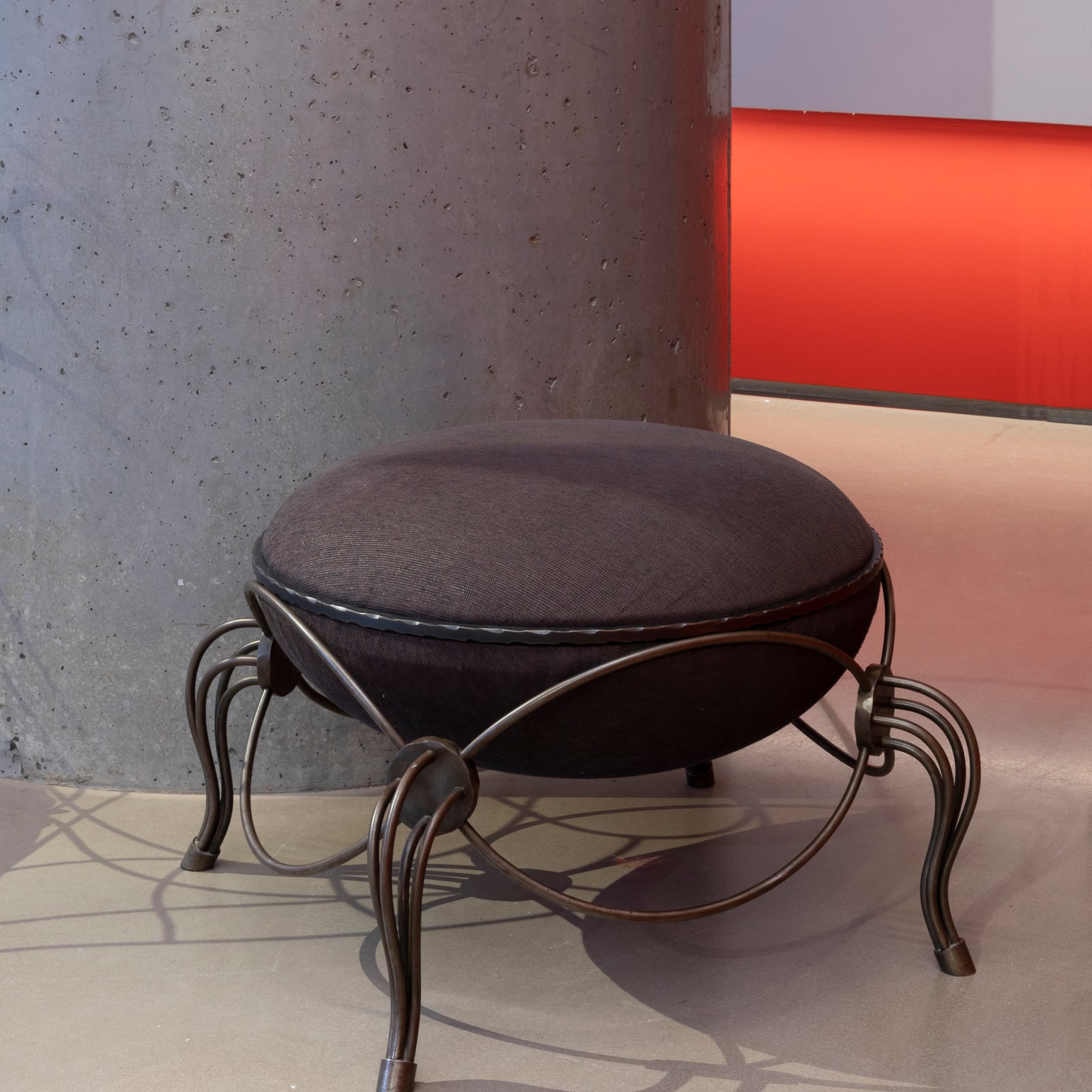 André Dubreuil, Pair of Unique Low Tabourets, 1988