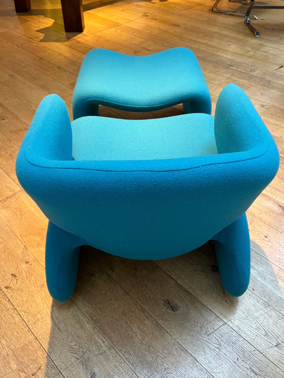 Olivier Mourgue, 'Djinn' Lounge Chair and Ottoman, c. 1965