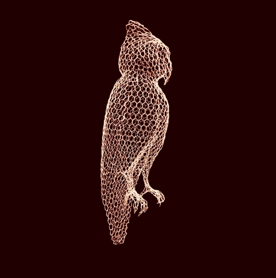Benedetta Mori Ubaldini, Golden Owl Sculpture, 2025