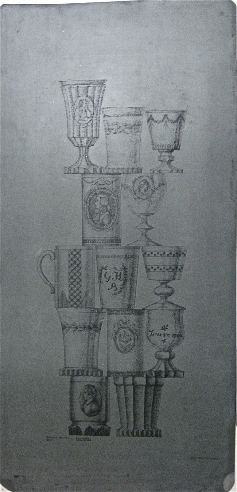Piero Fornasetti, Tumblers, 1950's