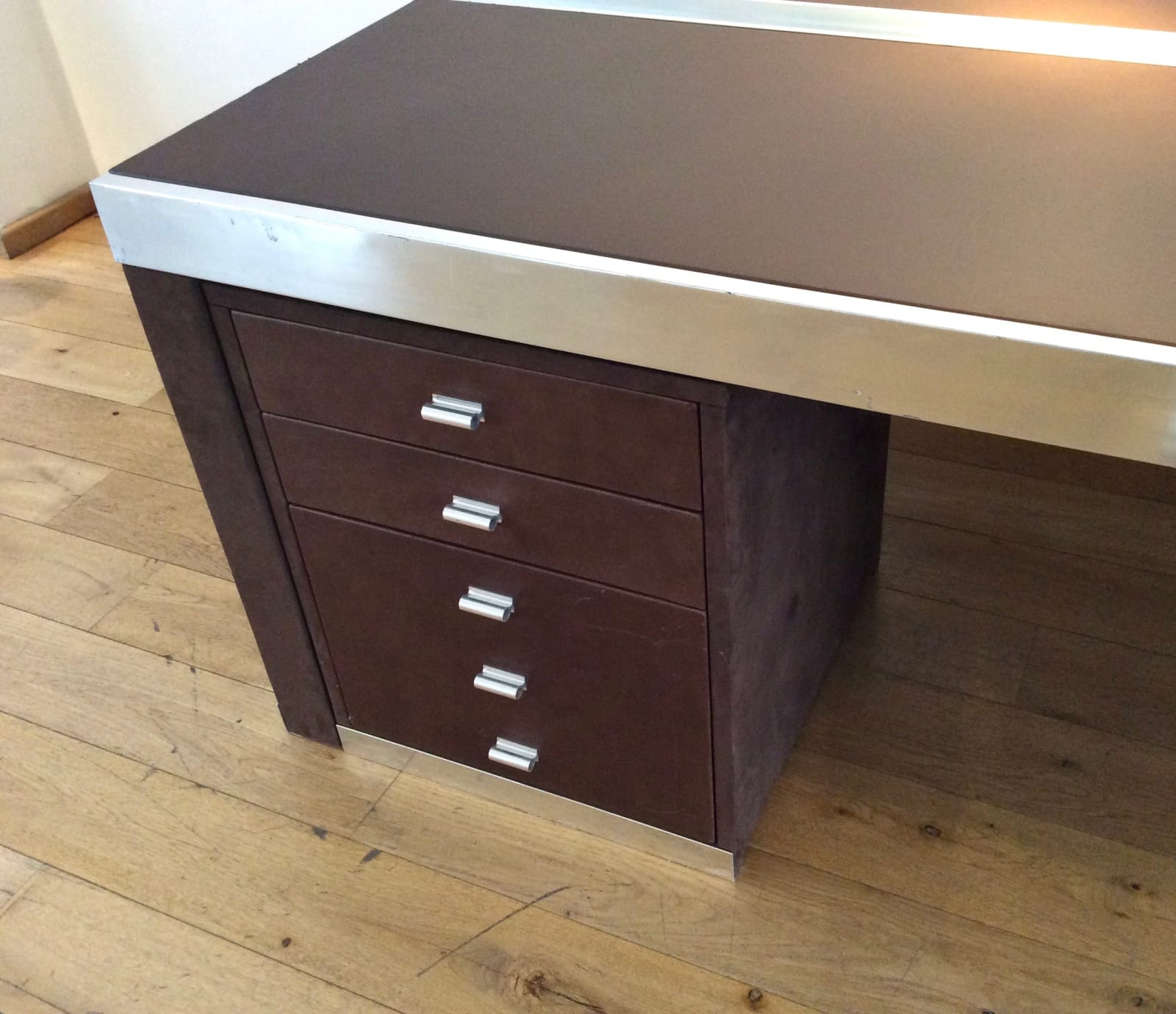 Guido Faleschini, 'Starblack' Desk and Side Cabinet, Designed in 1974