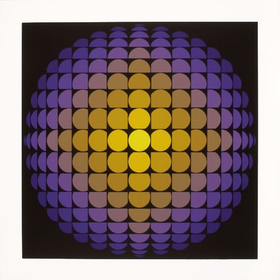 Jean-Pierre Yvaral, Screenprint, 1970's