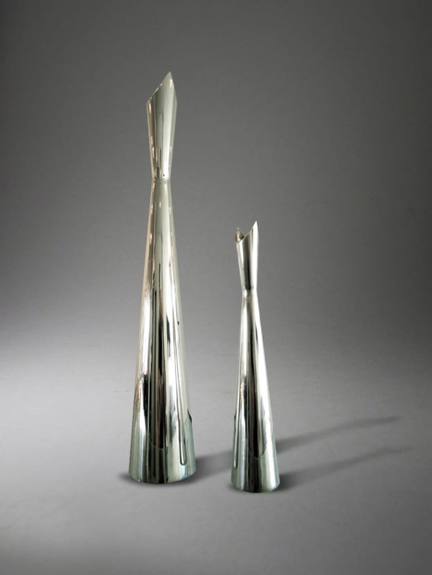 Lino Sabattini, Companion 'Cardinale' Vases, 1960's