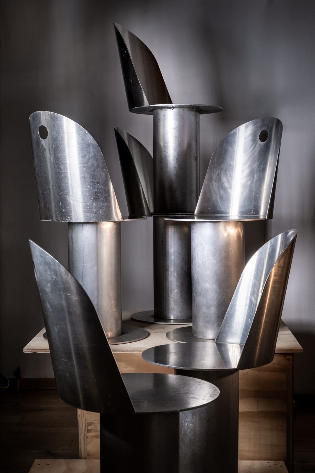 Tom Dixon, 4 'Scoop' Chairs, 2018