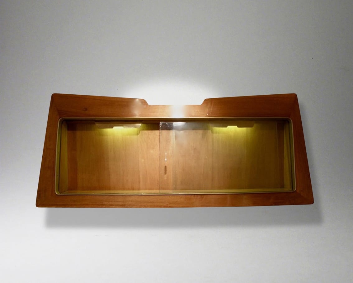 Ico Parisi (attributed to), Wall-Mounted Display Cabinet, 1950's