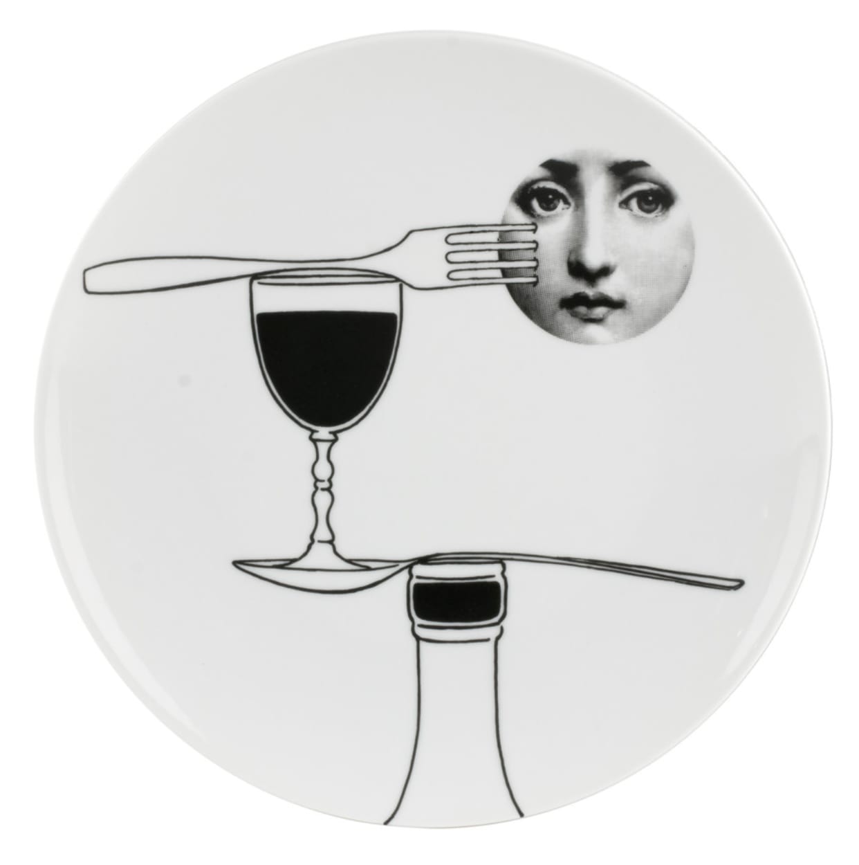 Fornasetti, Plate no. 136 From the Themes & Variations serie, Contemporary production