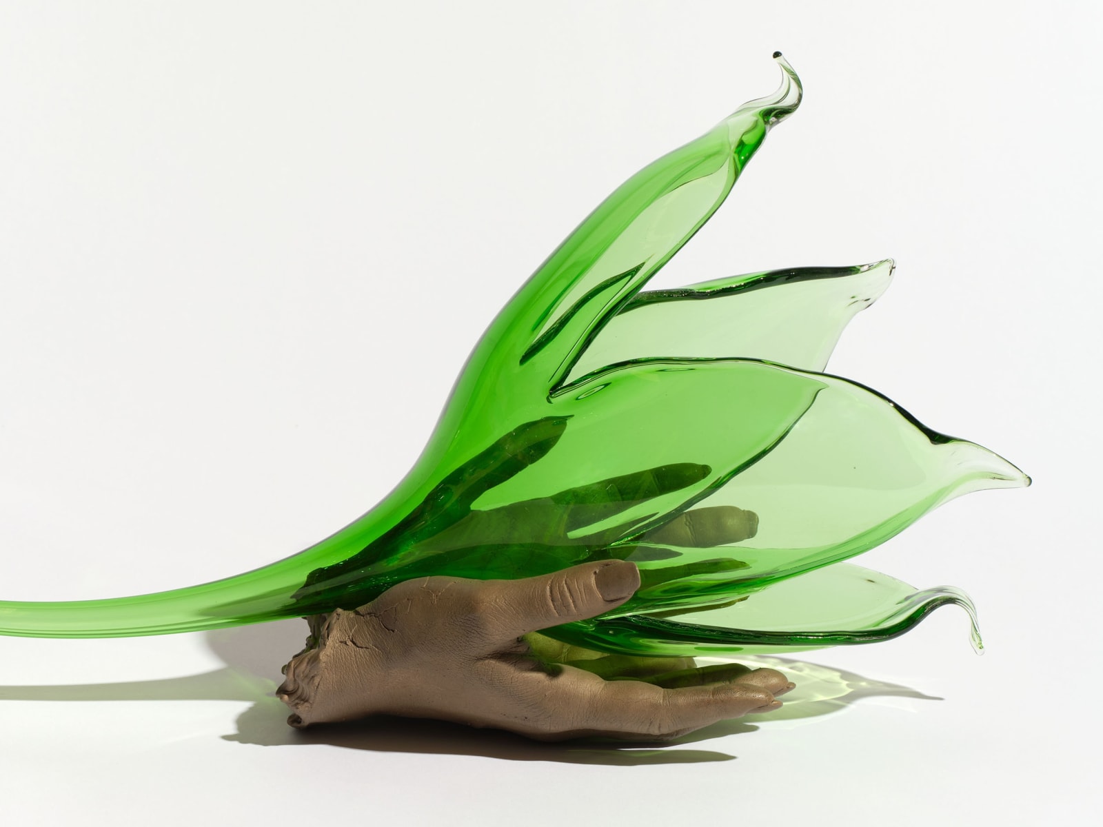 Kelly Akashi glass sculpture.