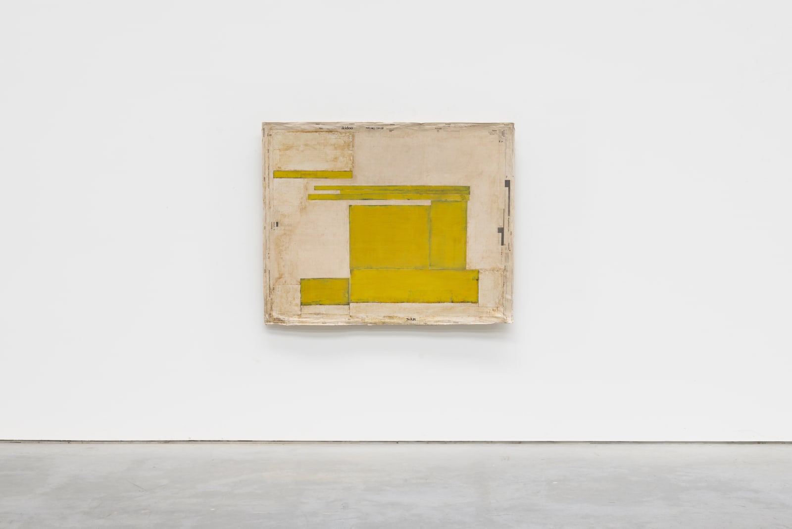 Image of Composition with Yellow (Composition with all Existing Words)