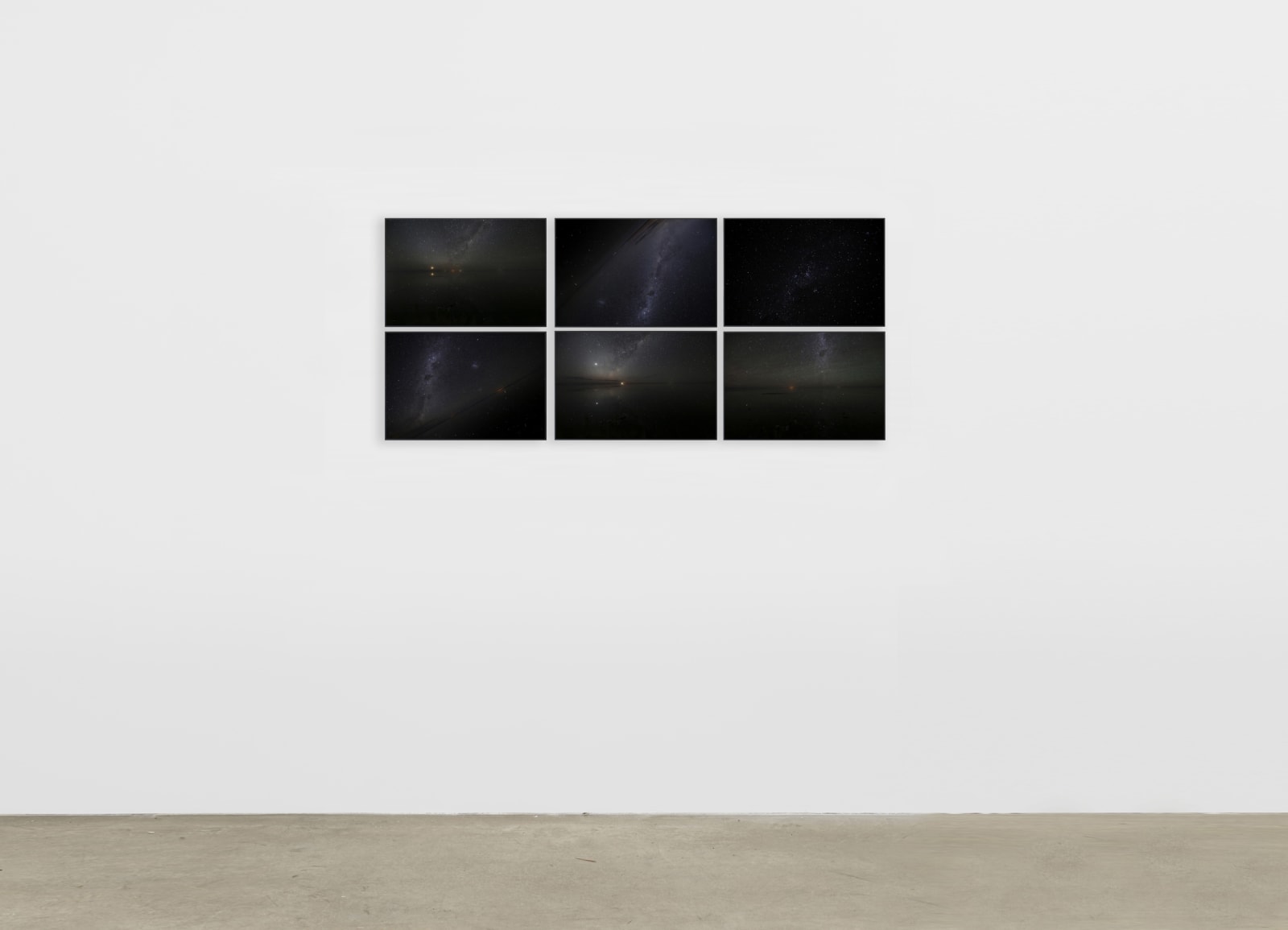 Tomas Saraceno 6 panel photos of stars