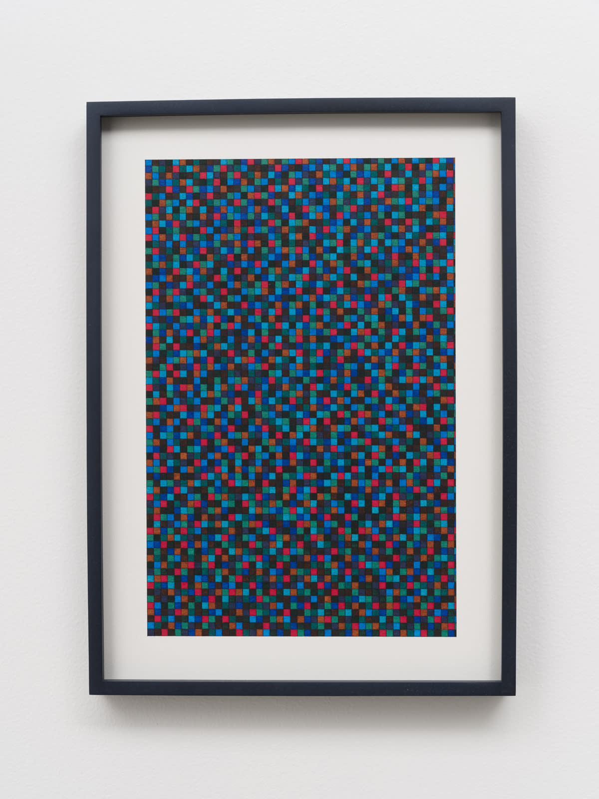 Liu Shiyuan color marker pen on paper in frame