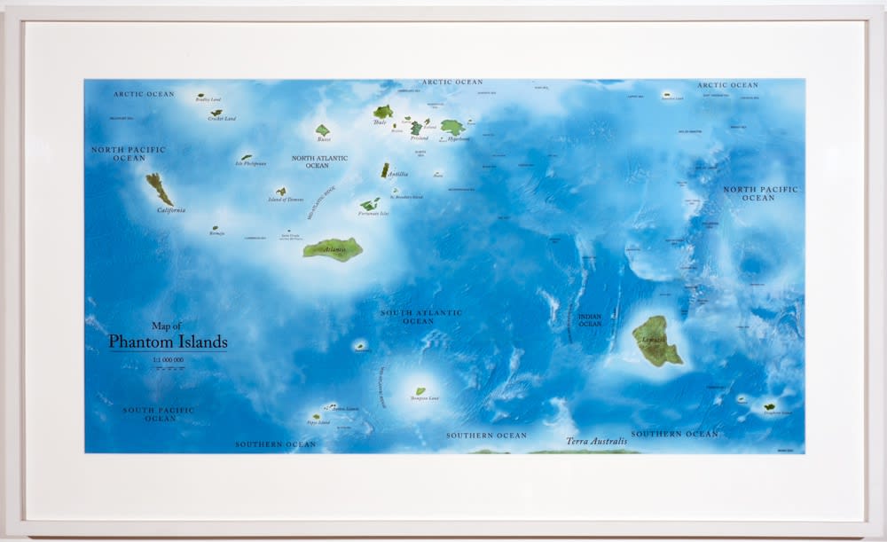 Agnieszka Kurant, Map of Phantom Islands, 2011