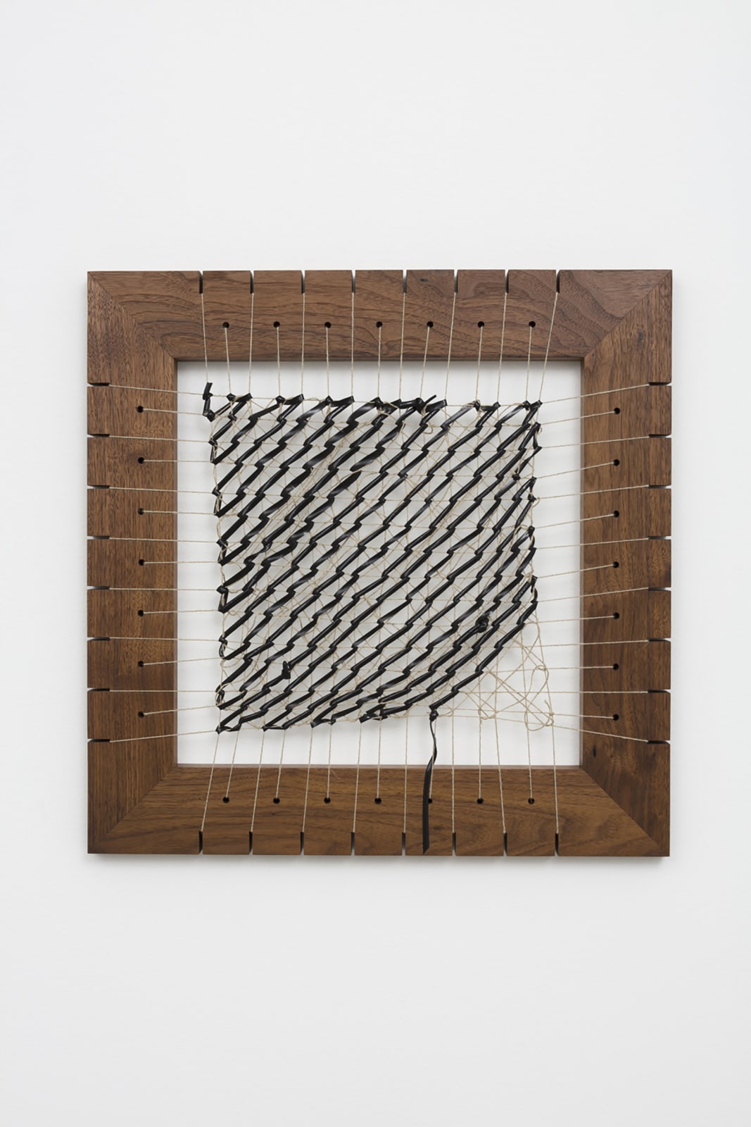 Analia Saban threaded acrylic paint