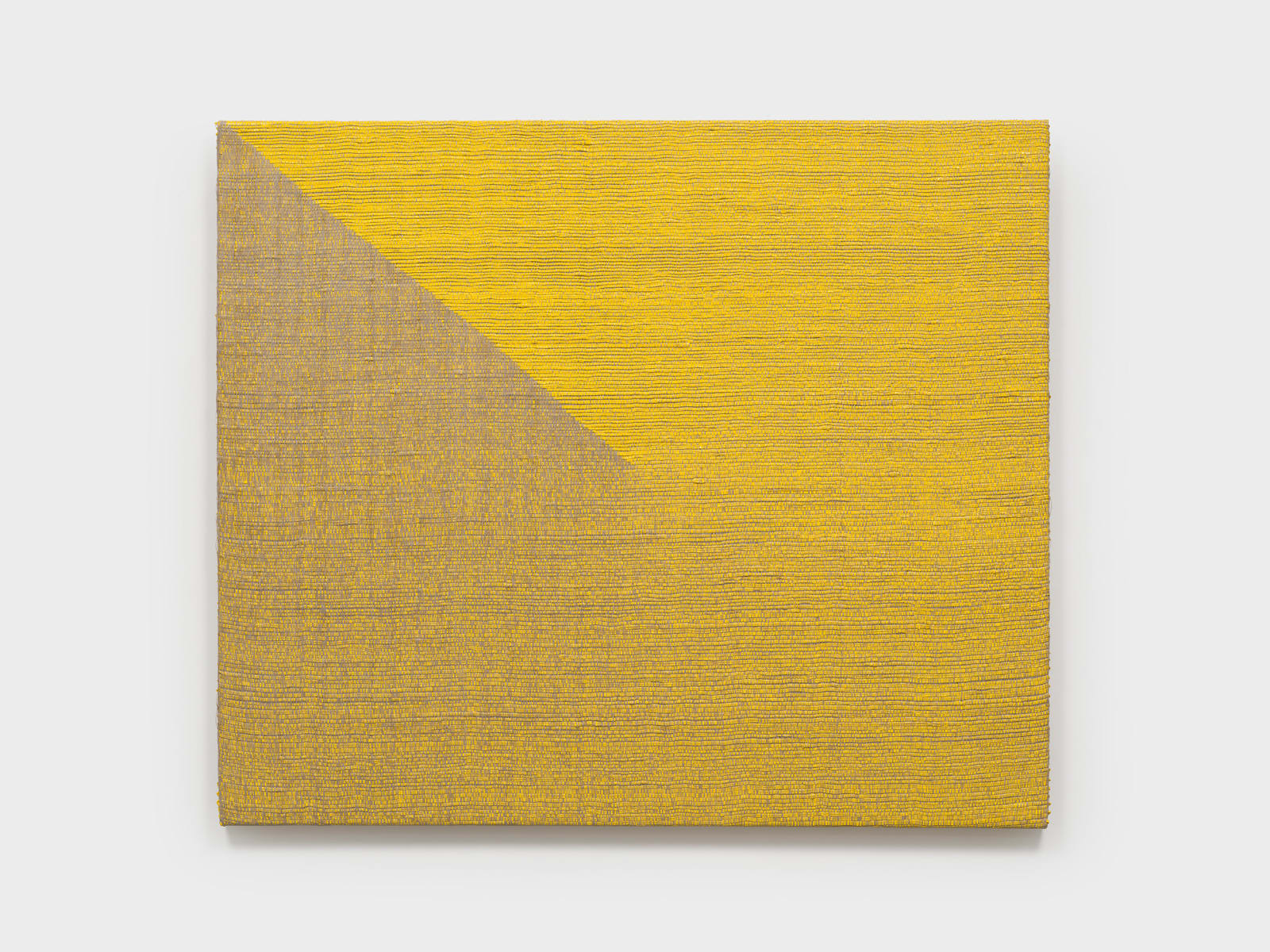 Woven Angle Gradient as Weft, Cadmium Yellow Medium (135°)